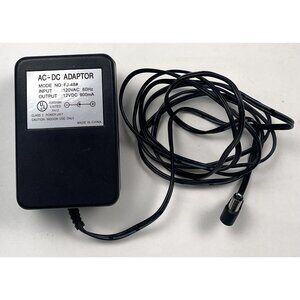 AC/DC Black Power Supply Cord Adaptor Adapter FJ-48# E202686 12VDC 850ma EUC